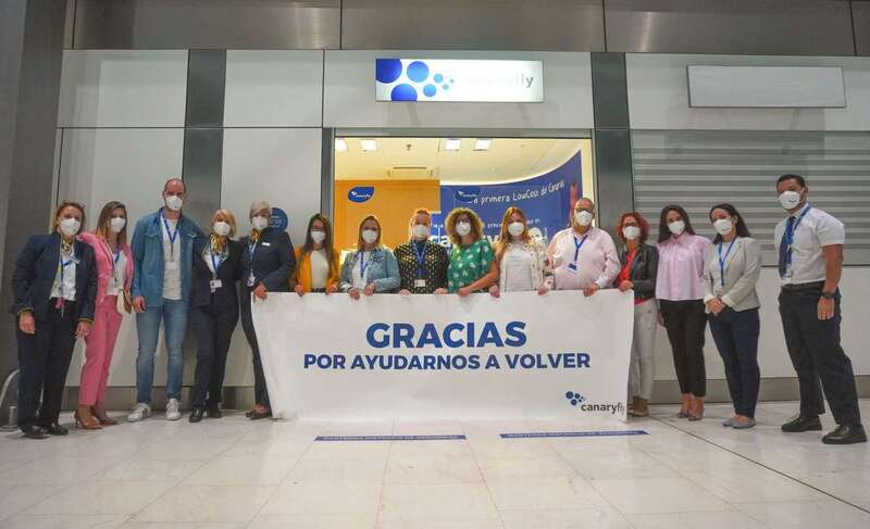 La compañía agradeció a los pasajeros su colaboración para volver a volar (Foto TA)